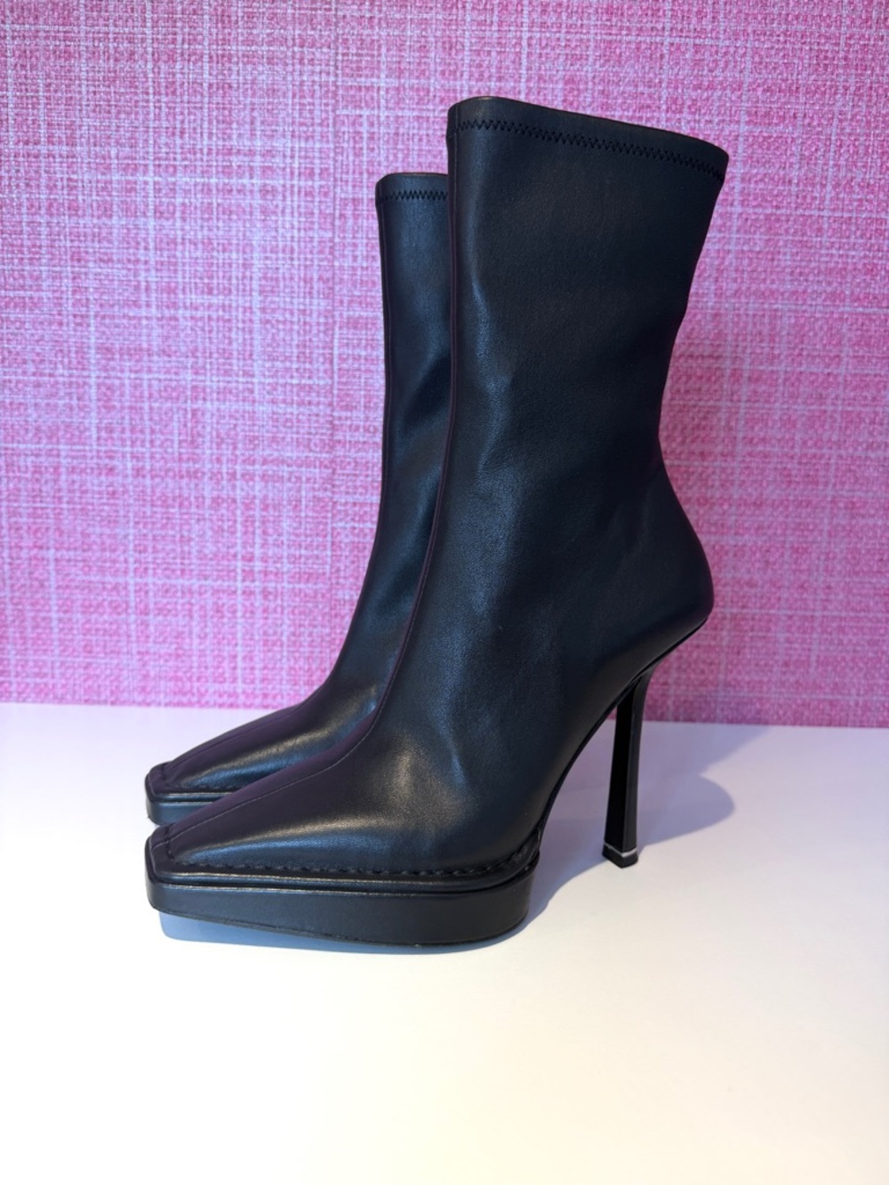 Alexander Wang Platform Sock Bootie – Black EU36